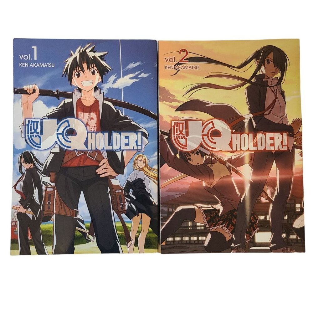 UQ HOLDER! Manga Lot Vol. 1 2 Immortal Monsters